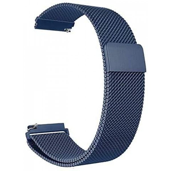 Wholesale Premium Color Stainless Steel Magnetic Milanese Loop Strap Wristband for Apple Watch Series Ultra/8/7/6/5/4/3/2/1/SE - 49MM/45MM/44MM/42MM (Navy Blue)
